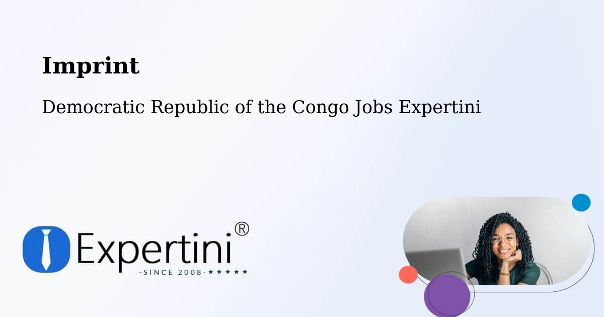 Imprint – Basoko - Democratic Republic of the Congo Jobs Expertini